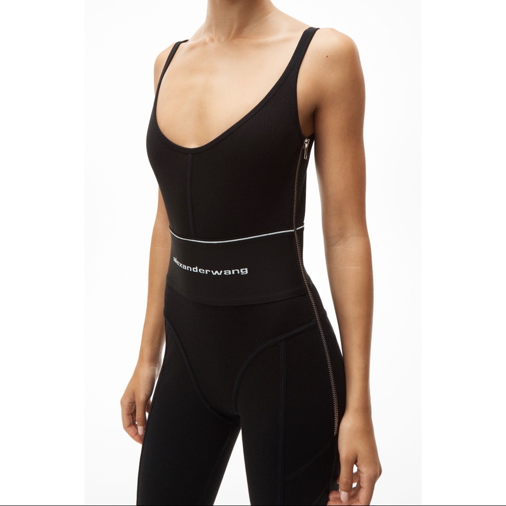 Alexander Wang Black Sculpted Jumpsuit - Picture 2 of 13